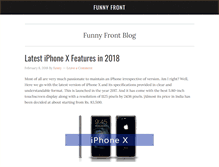 Tablet Screenshot of funnyfront.com